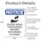 Signmission Safety Culture Sign, 10 in Width, Aluminum, Rectangle OS-2PACK-NS-A-1014-V-17648 - alternate 2